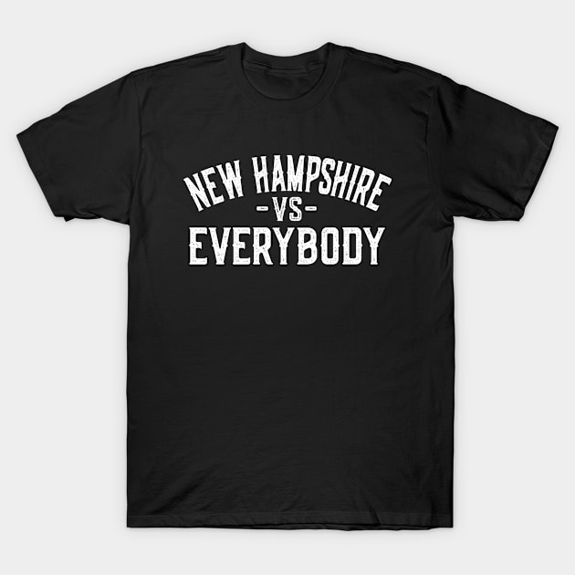 New Hampshire vs Everybody T-Shirt by Jas-Kei Designs